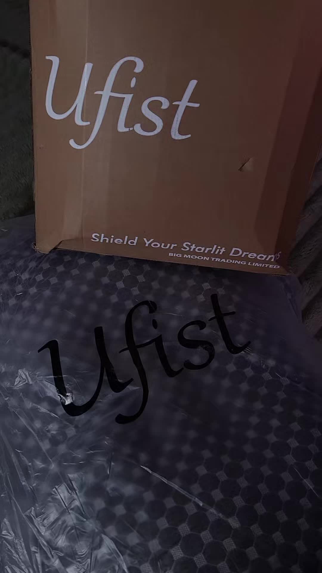TikTok post by @itsrosepugs for Ufist-sweet dream. Caption reads: @Ufist-sweet dream 🩶 #ergonomicpillow #pillows....