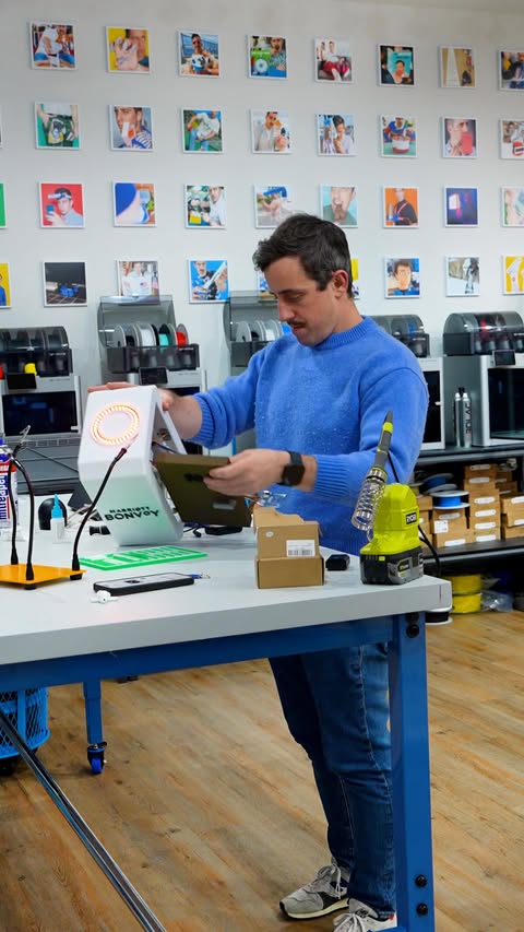 Instagram post by @unnecessaryinventions for Marriott Bonvoy. Caption reads: #MarriottPartner I turned a @marriottbonvoy room....