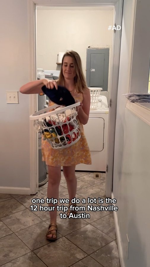 Instagram post by @karathebabynurse for Thinx. Caption reads: #ad I’ve been wearing my @thinx underwear the last....