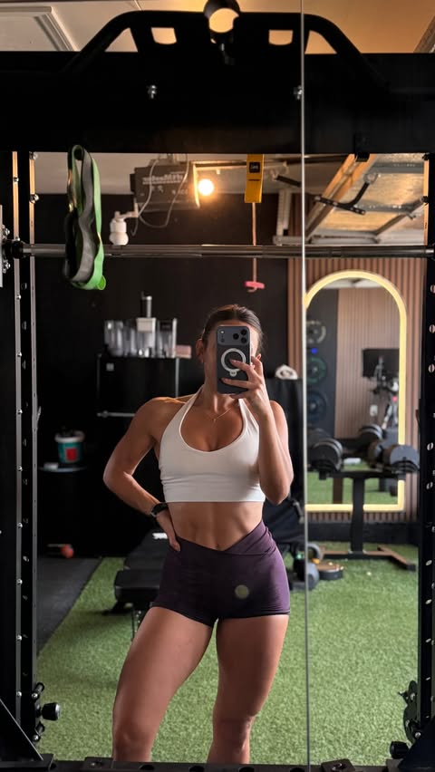 Instagram post by @mealprepsandmacros for RitFit. Caption reads: Today’s LOWER + CORE workout with @ritfit.sports....