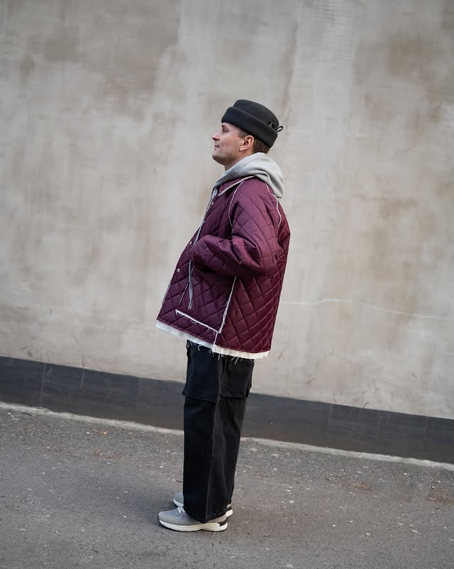 Instagram post by an influencer for CAMIEL FORTGENS. Caption reads: [...] Jacket: @camielfortgens Hoodie:....