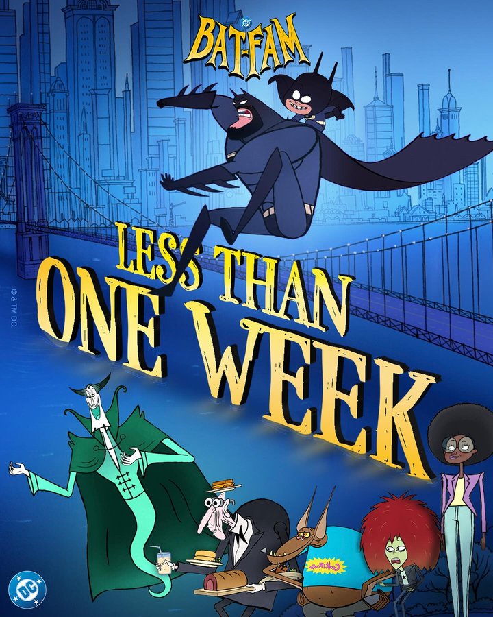 Instagram post by @bibbymoynihan for Warner Bros.. Caption reads: Less than one week until we head back to Gotham....