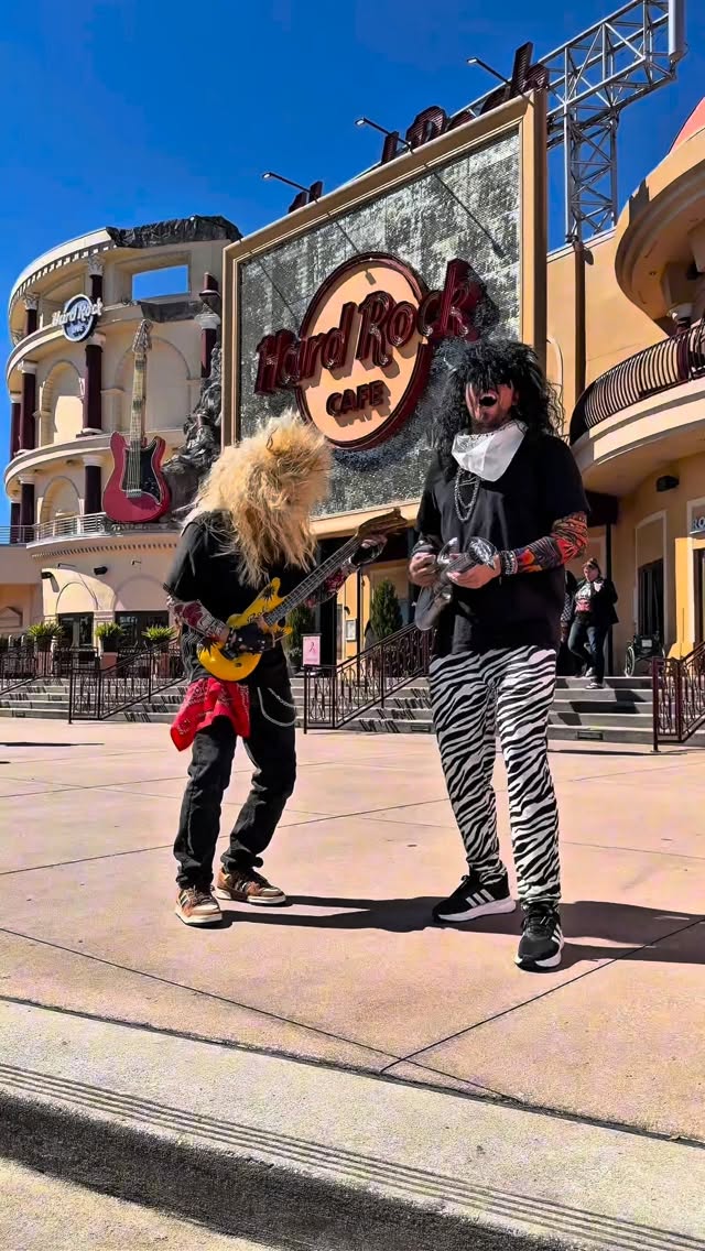 Instagram post by @beastresidency for Hard Rock Cafe. Caption reads: [...] Private Suite — Room 71 in the World’s....