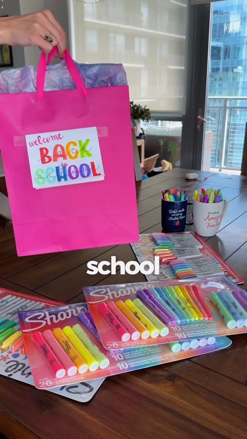 Instagram post by @happylifewithtay for Sharpie. Caption reads: #ad #Sharpie_Partner You better RUN to @Walmart....