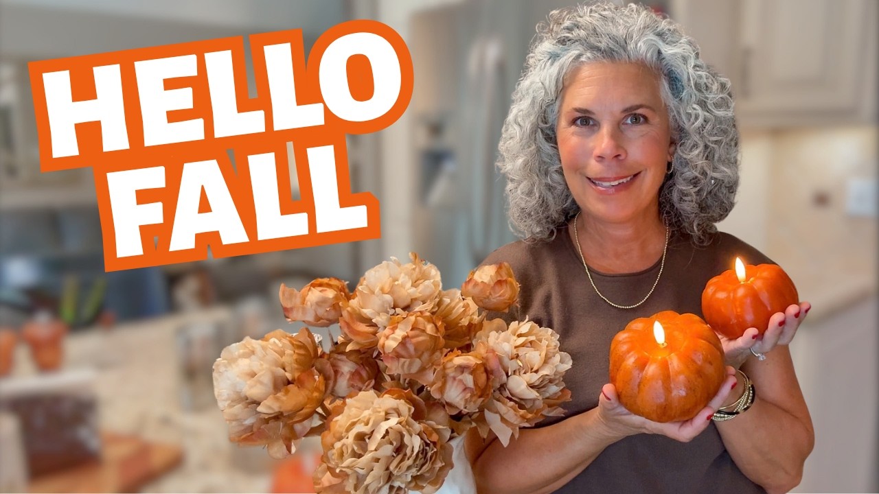 YouTube post by @WelcomeToMyCurls for NADIA ANYA. Caption reads: Come Into My Home & Decorate for Fall With Me 🍂.