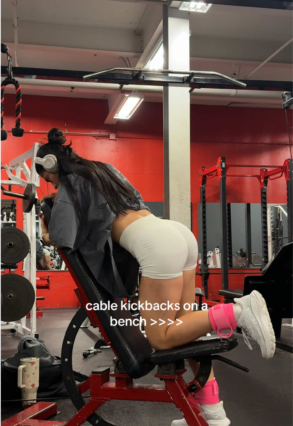 TikTok post by @fitby.ash for UPPPER. Caption reads: the isolation >>>>>>>>> @UPPPER Gear .