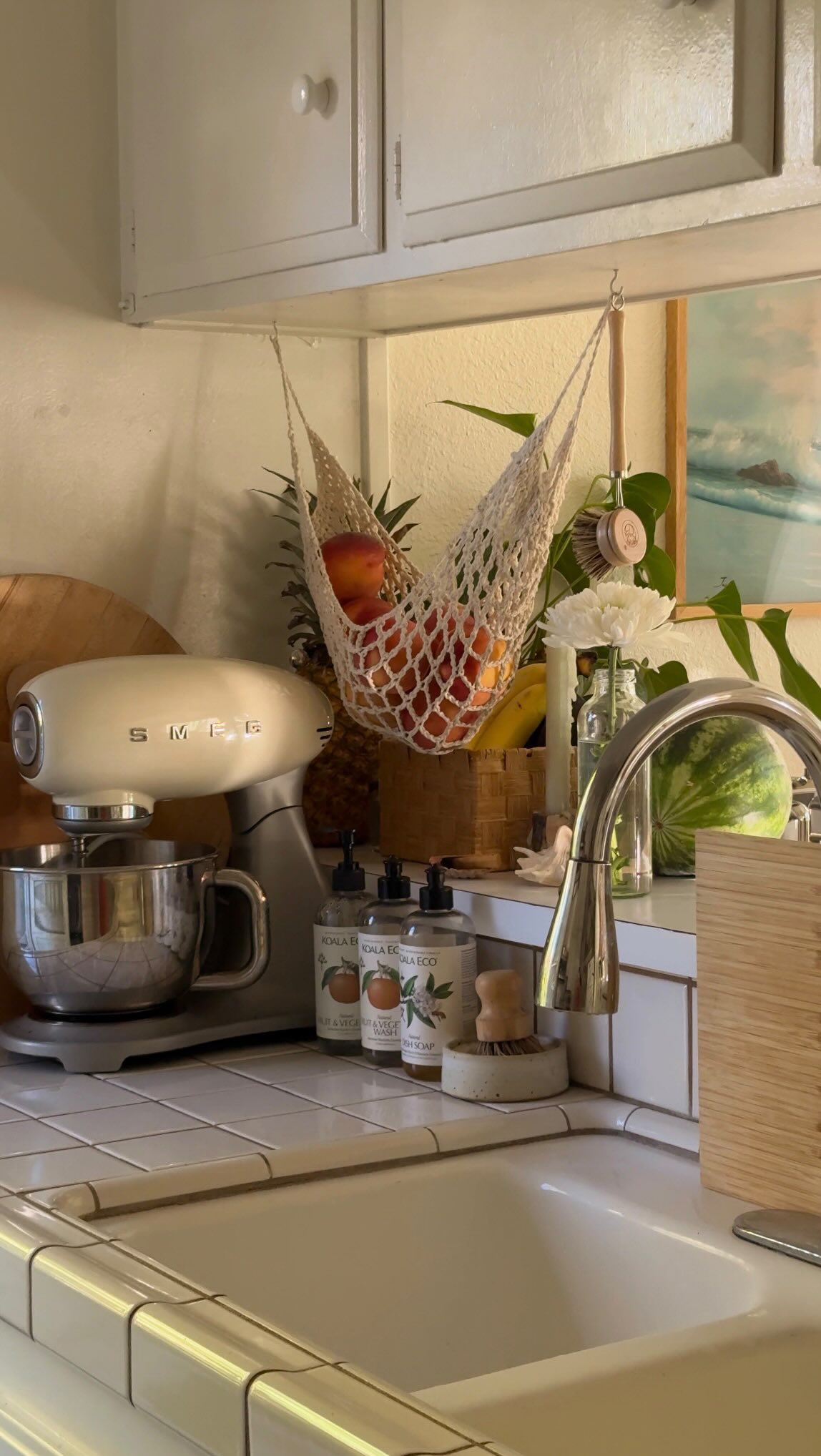 Instagram post by @delaneyshaee for Koala Eco. Caption reads: my secret to a peaceful home — @koalaeco 🍃🍋🫧.