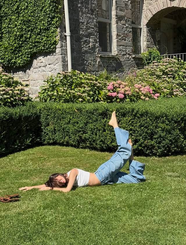 Instagram post by @aslisumen for Mavi. Caption reads: reconnecting with nature after speaking to my....