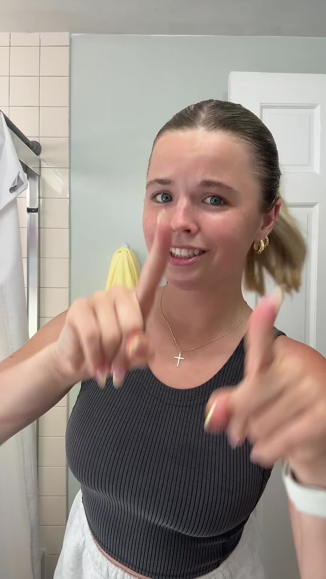 TikTok post by @_dailymadii for Lumineux. Caption reads: [...] the go to products @Tower 28 Beauty....