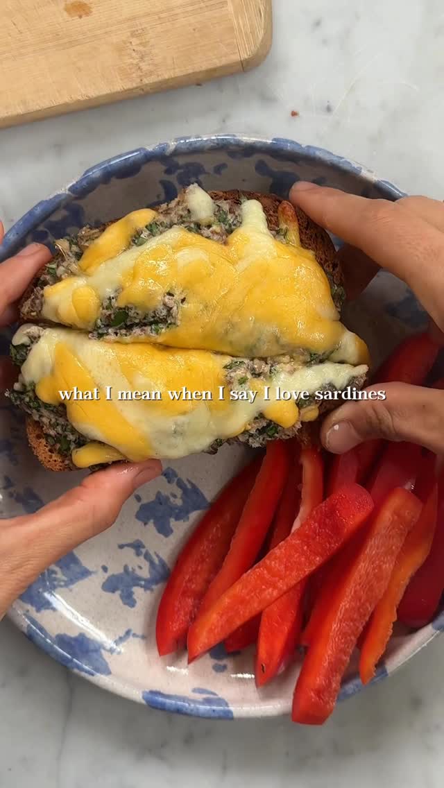 Instagram post by @alexandraskyee for Wild Planet Foods. Caption reads: sardine ick? sorry, never met her 🐟 

if you want....