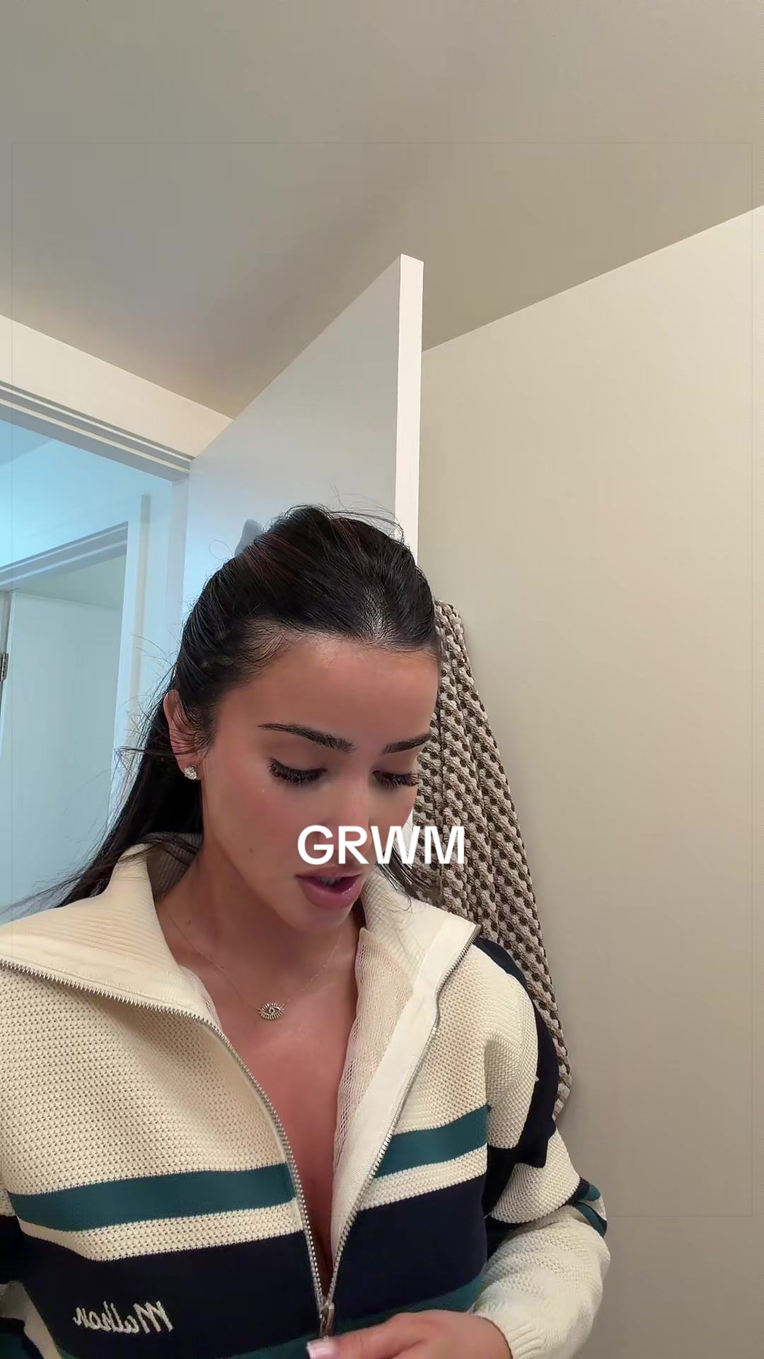 TikTok post by @liana_avak for Dieux. Caption reads: @amika Dry shampoo @anua_global spray @dieux....