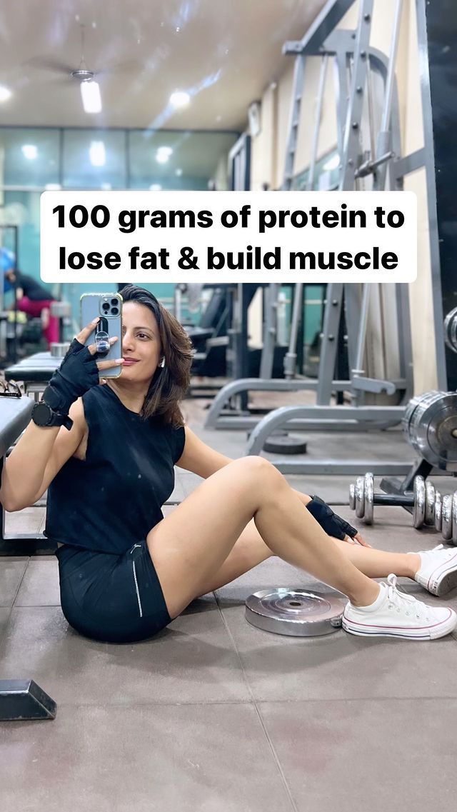 Instagram post by @keeping_it_narrow for foodstrong. Caption reads: Why 100g? 👇

It’s twice my weight in grams.

If....