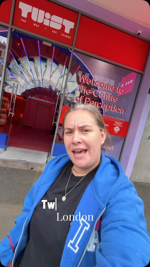 Instagram post by @famousgirlinthevalleys for Twist Museum. Caption reads: @twist_museum ✨ 🌀 Packed with mind-bending....
