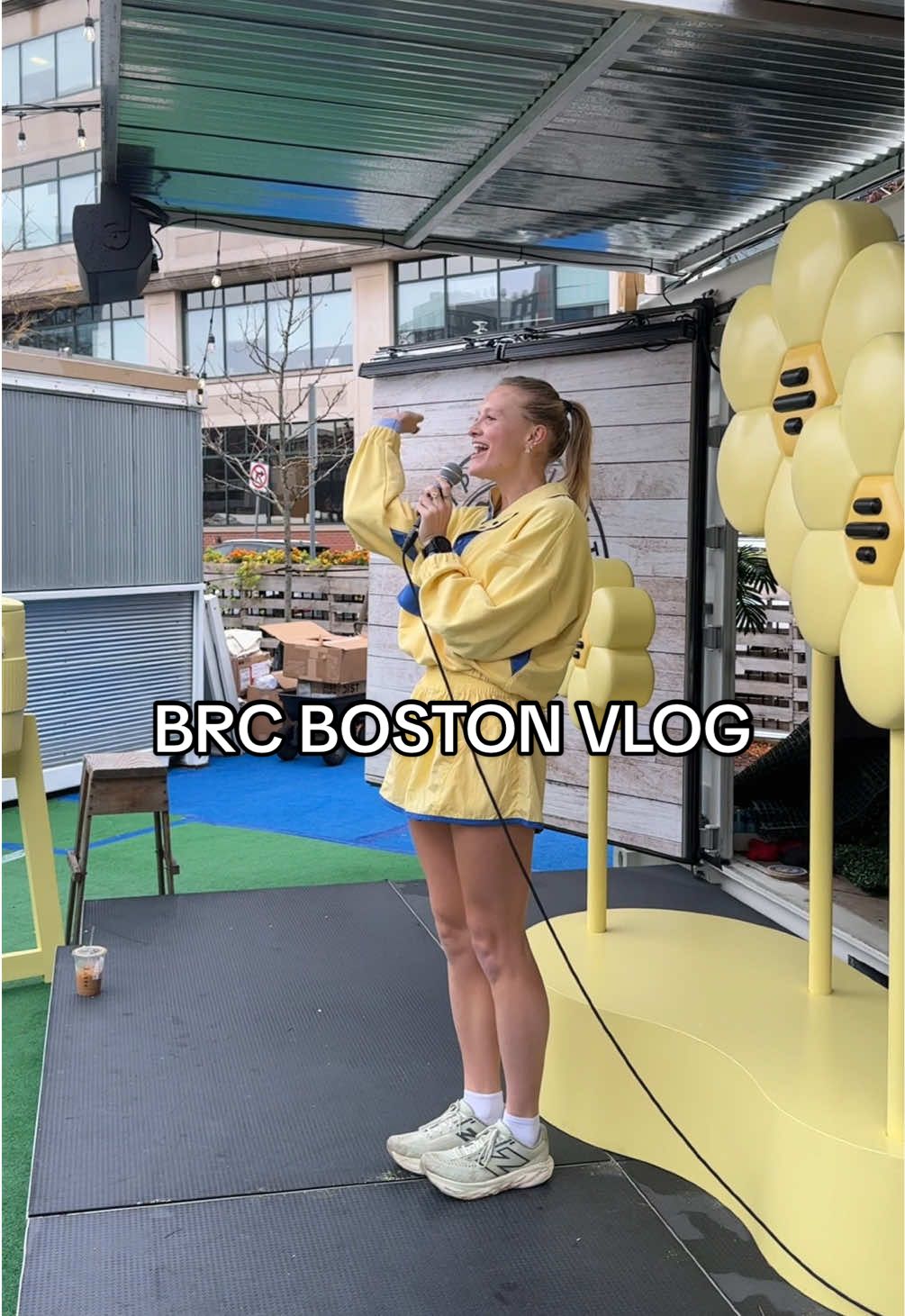 TikTok post by @brettsbites for Bumble. Caption reads: The BEST morning with @BFF 💛 #bffpartner .