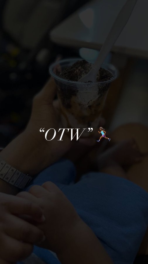 Instagram post by @iamtiffanylatrice for Peanut App. Caption reads: That “on the way” is always subjective when you’re....