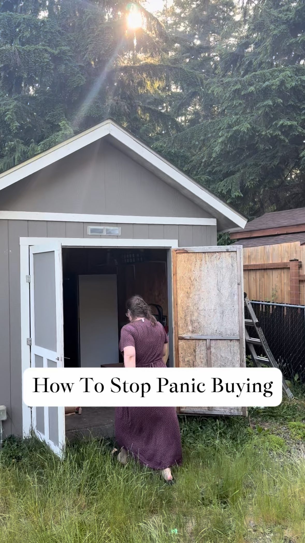 Instagram post by @thornydale_family for Wallaby Goods. Caption reads: AD
I once panic-bought thousands in groceries for....