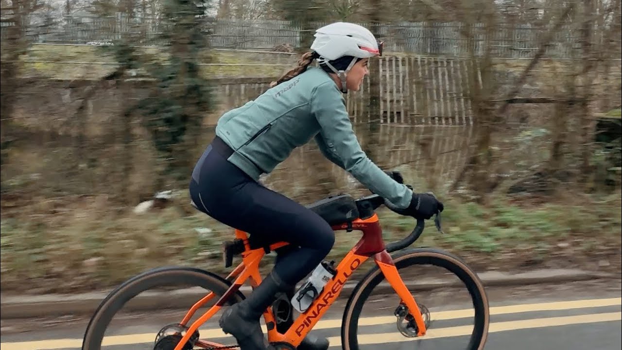 YouTube post by @amy.cycling.adventures for Garmin. Caption reads: LAST RIDES OF THE YEAR & 2025 RIDE STATS | BIGGEST....