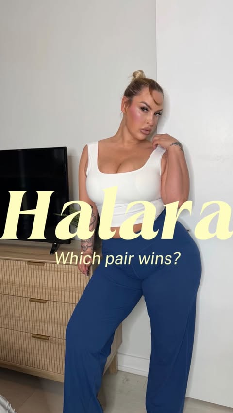 Instagram post by @shoppingbagsara for Halara. Caption reads: @halara_official Comfort level unmatched. Use....