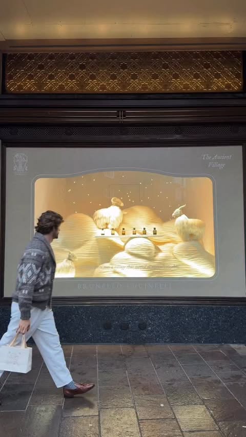 Instagram post by @sammsalter for Harrods. Caption reads: [...] this fragrance is available only at @harrods....