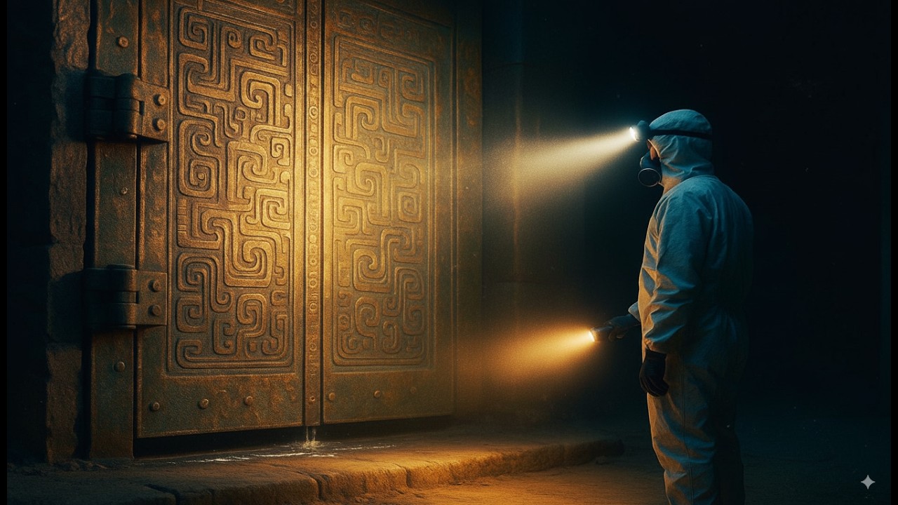 YouTube post by @Thoughty2 for Audible.de. Caption reads: Why Have We Never Gone Inside the Biggest Tomb on....