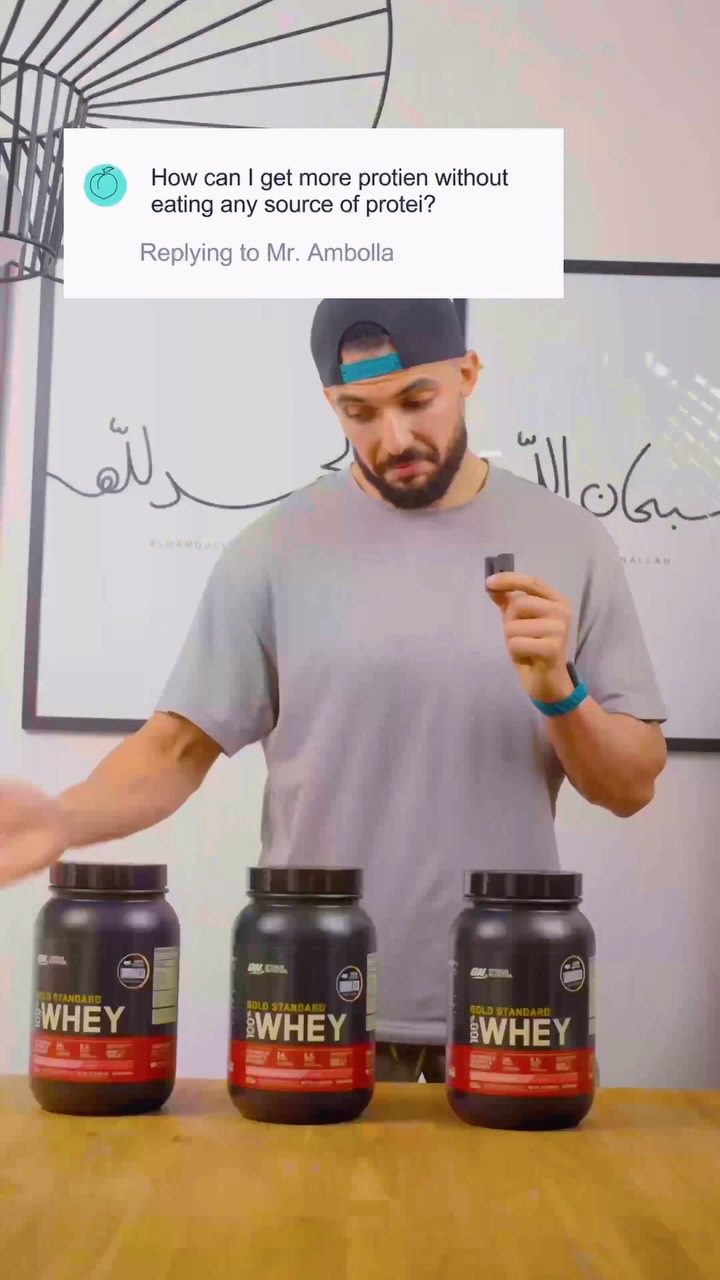 Instagram post by @iamsulayman.ar for Optimum Nutrition. Caption reads: These kinda questions 🙃🙃🙃.