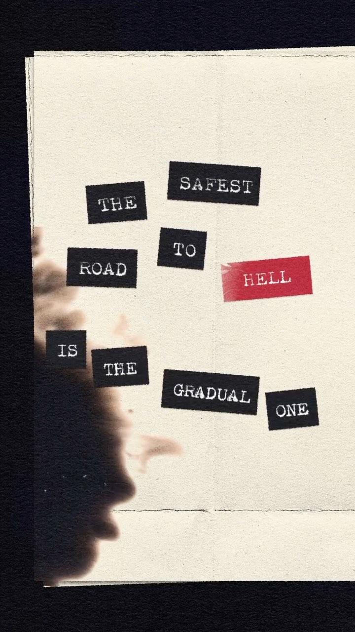 Instagram post by @acts.xxix for Hallow. Caption reads: ✍️ “My Dear Wormwood ... The long, dull monotonous....