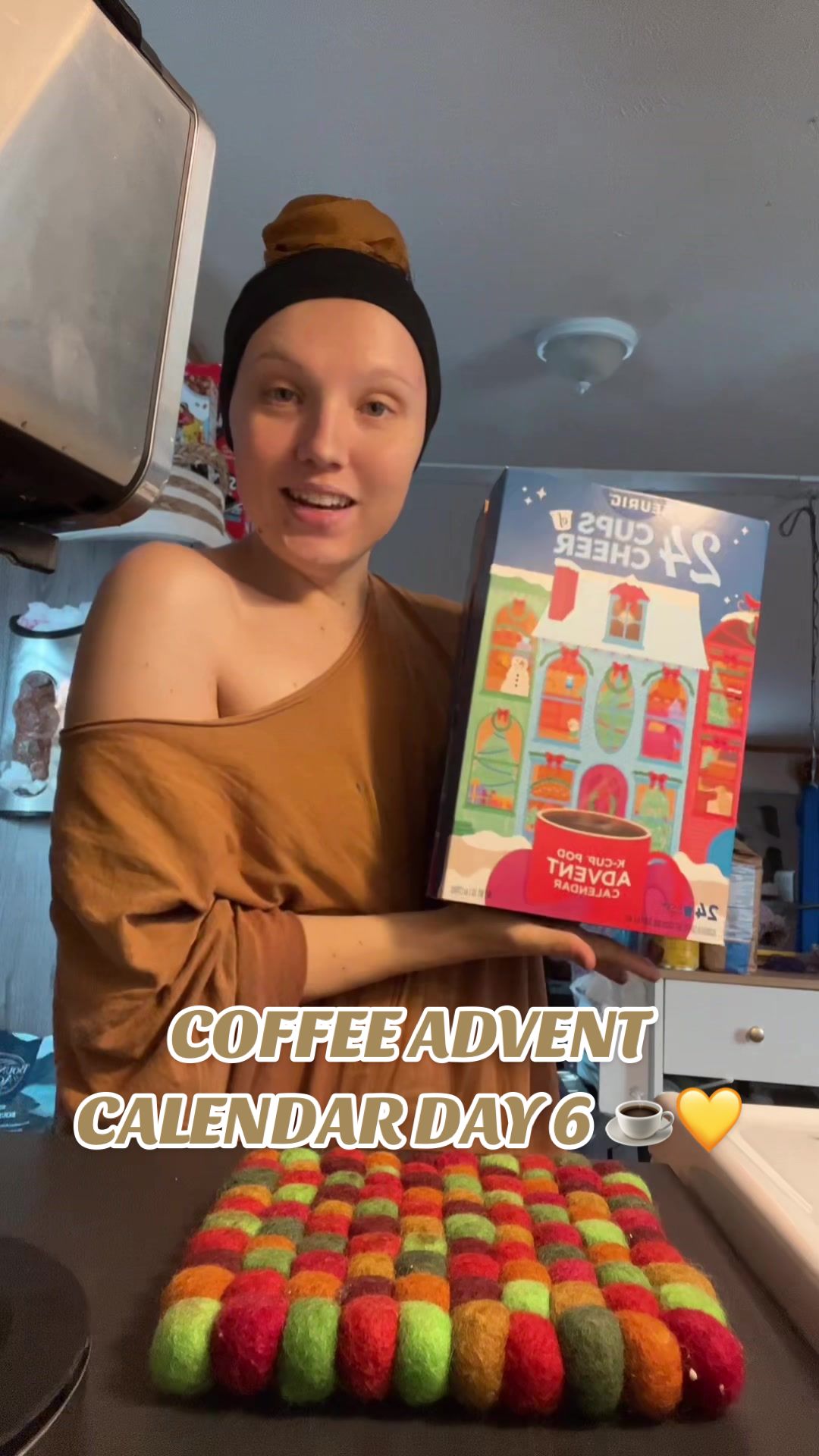 TikTok post by @mamaruppert for Keurig. Caption reads: Homemade coffee creamer recipe coming....