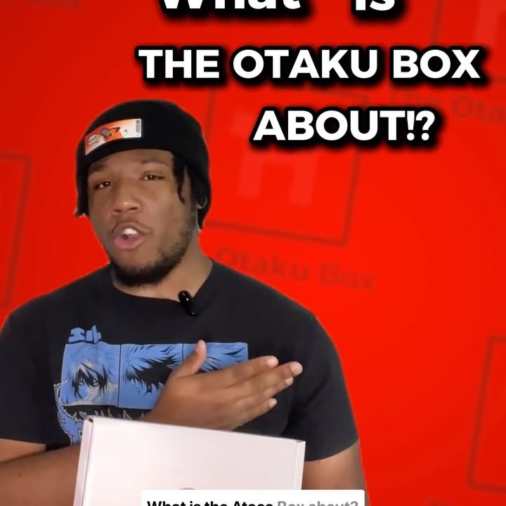 Instagram post by @thededicatedartist for The Otaku Box. Caption reads: The box TRULY for Otakus!? (The Otaku Box)....