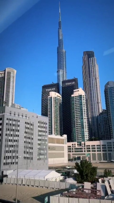 Instagram post by @pankaj.bisht_uk01 for Burj Khalifa by Emaar. Caption reads: Burj Khalifa, Downtown Dubai....