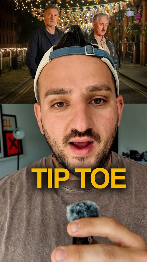 Instagram post by @james_wallis for Channel 4. Caption reads: [...] I’ve ever heard. Stream Tip Toe now on....