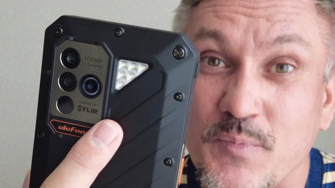 YouTube post by @letnickcom for Ulefone. Caption reads: [...] мощный и крутой телефон. Полный обзор....