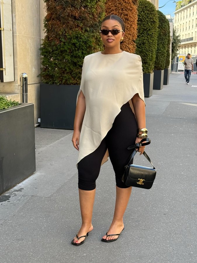 Instagram post by @siyabunny for Source Unknown. Caption reads: Bumping through Paris 🤍🤰🏽.