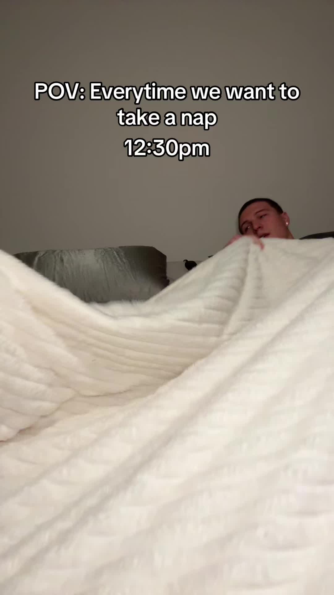 TikTok post by @vitoandniyah for Bedsure Home. Caption reads: Best blanket ever!   @Bedsure  #Bedsure....