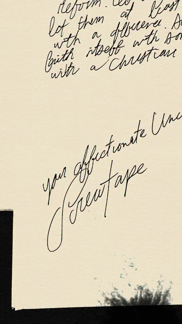 Instagram post by @acts.xxix for Hallow. Caption reads: “My Dear Wormwood ... The obedience which the....