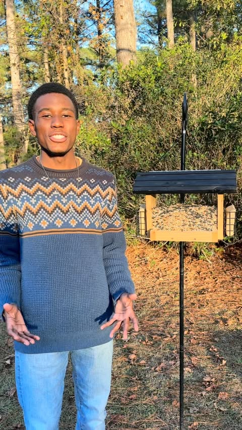 Instagram post by @ikesbirdinghikes for Chewy. Caption reads: [...] all with different food preferences! @chewy....