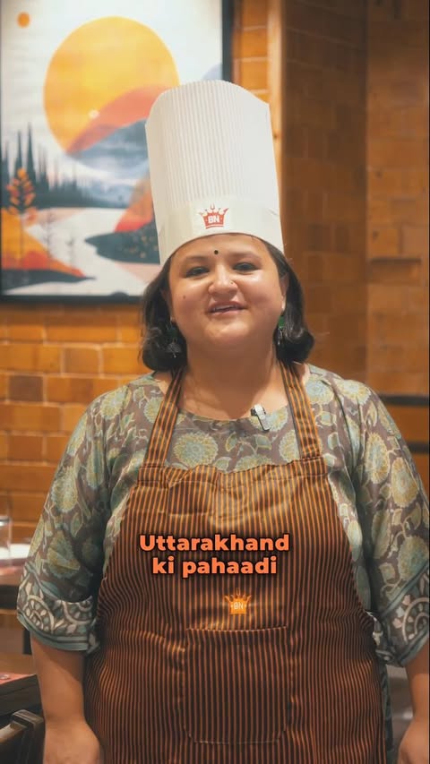 Instagram post by @the_himalayan_rasoiya for Barbeque Nation. Caption reads: From the hills to your plate! 🗻

Barbeque Nation,....