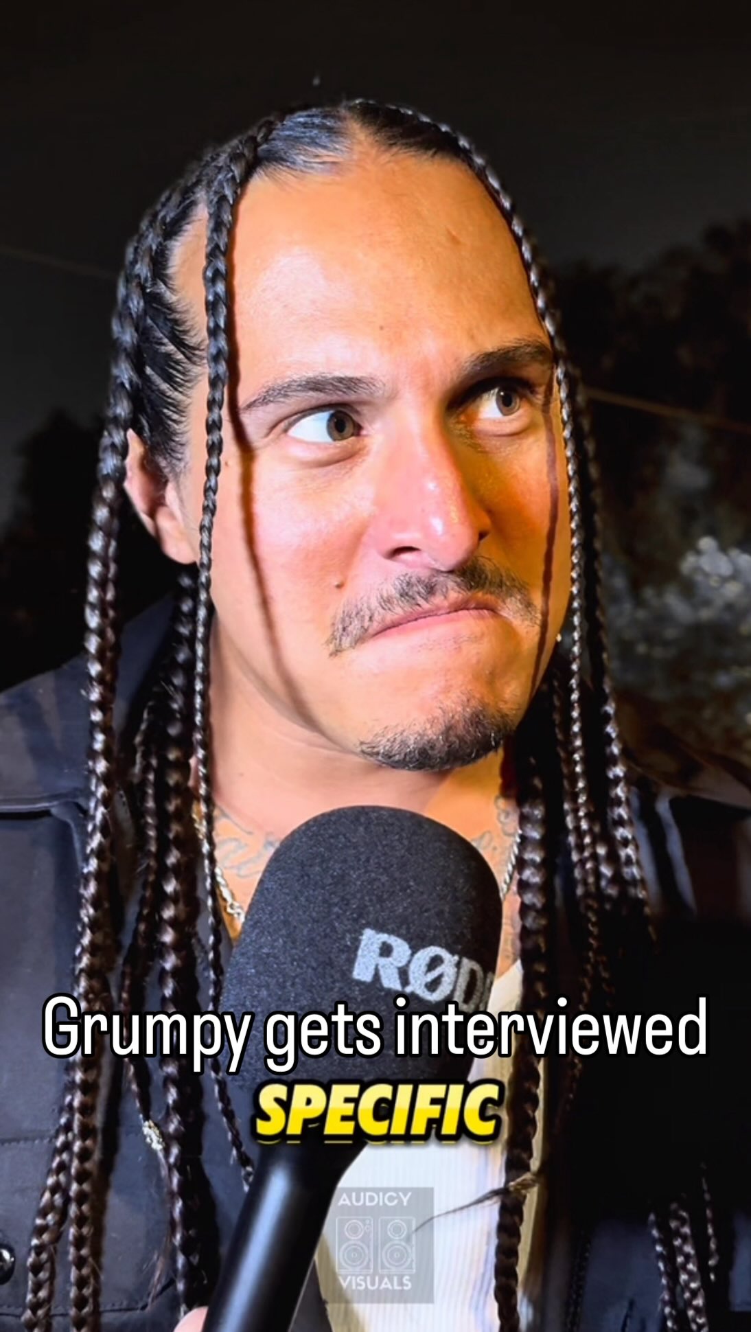 Instagram post by @great_alex_9 for Nationwide. Caption reads: Grumpy aka Alex Gibson at Nationwide Presents....