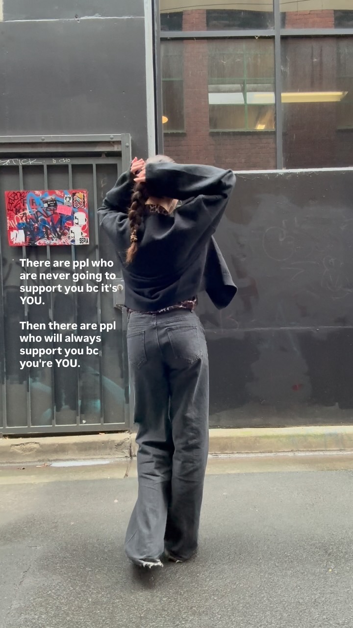 Instagram post by @sarah.leadams for ALPAKA. Caption reads: [...] stunning black one button cardigan &....