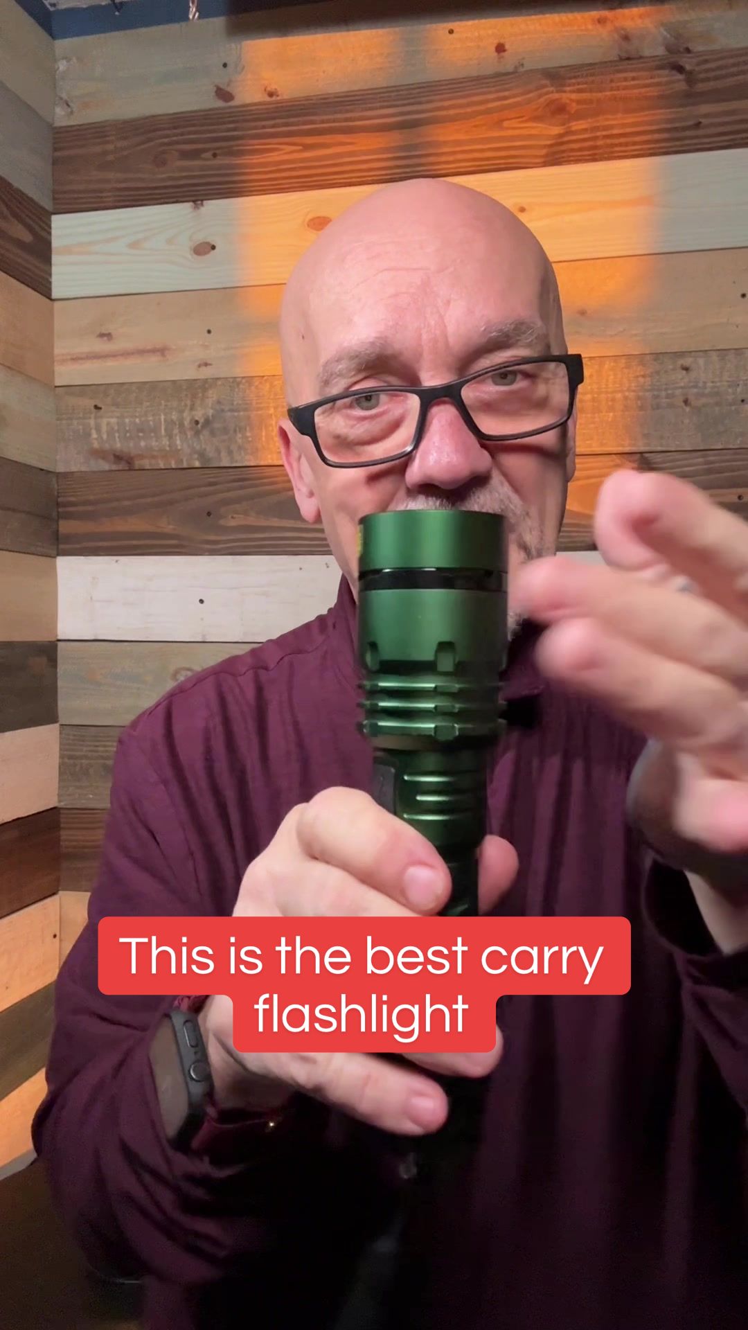 TikTok post by @troyholden for Skyfire. Caption reads: #flashlight #skyfire #1376 @SKYFIRE Store....