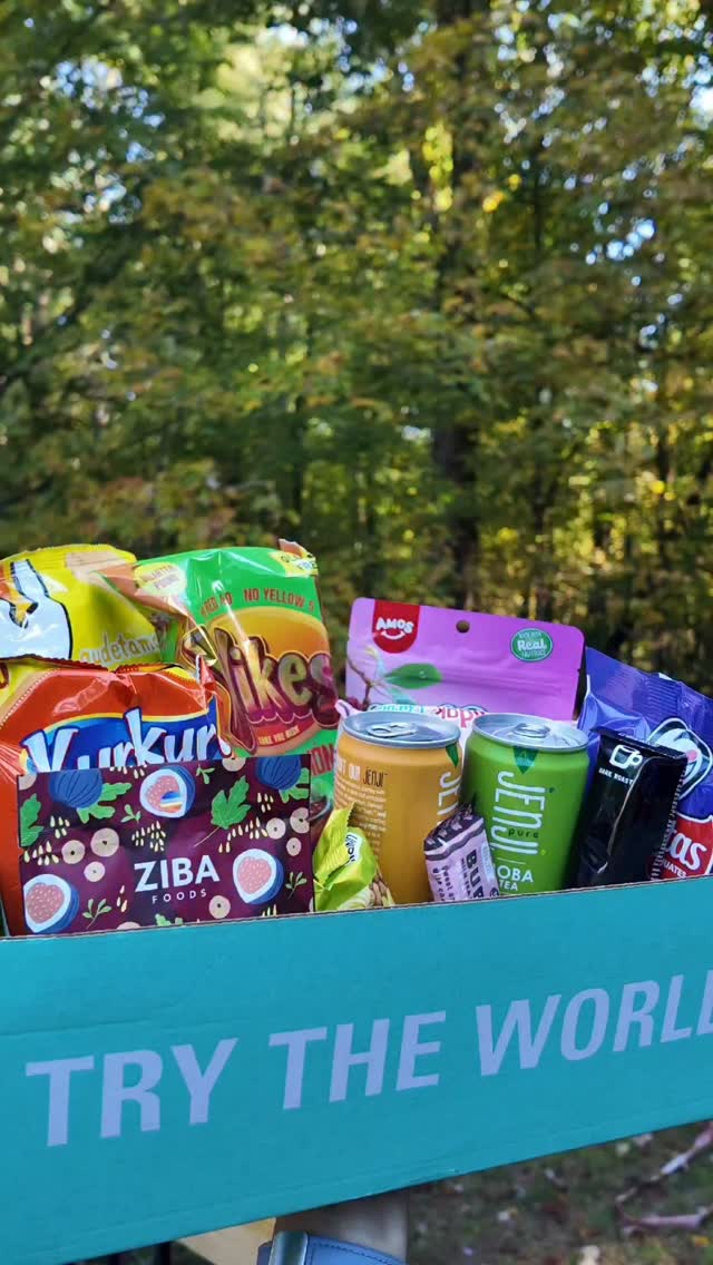 Instagram post by @allidoiseatandeat for Try The World. Caption reads: #sponsored I'm back with another box from....