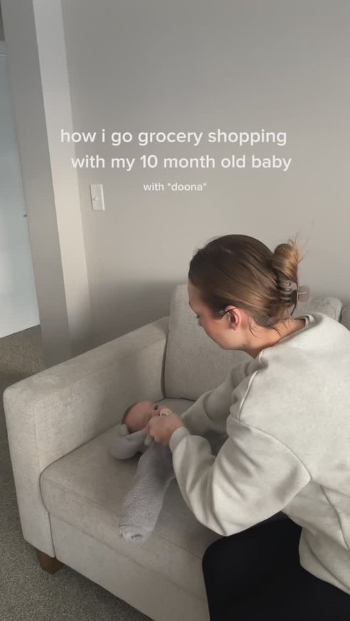 Instagram post by @elona.zabolotskiy for Doona. Caption reads: [...] stroller has been the absolute best!....