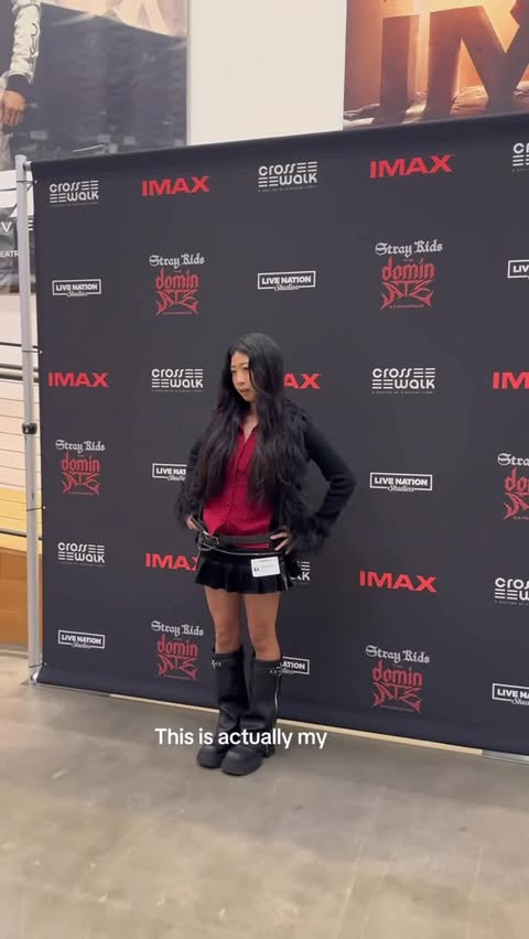 Instagram post by @kaypopkov for Live Nation. Caption reads: [...] premiere at @imax HQ! thank you to....