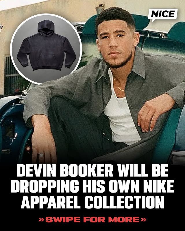 Instagram post by @dbooknations for Nice Kicks. Caption reads: Alongside Devin Booker’s new Nike Book 2, the....