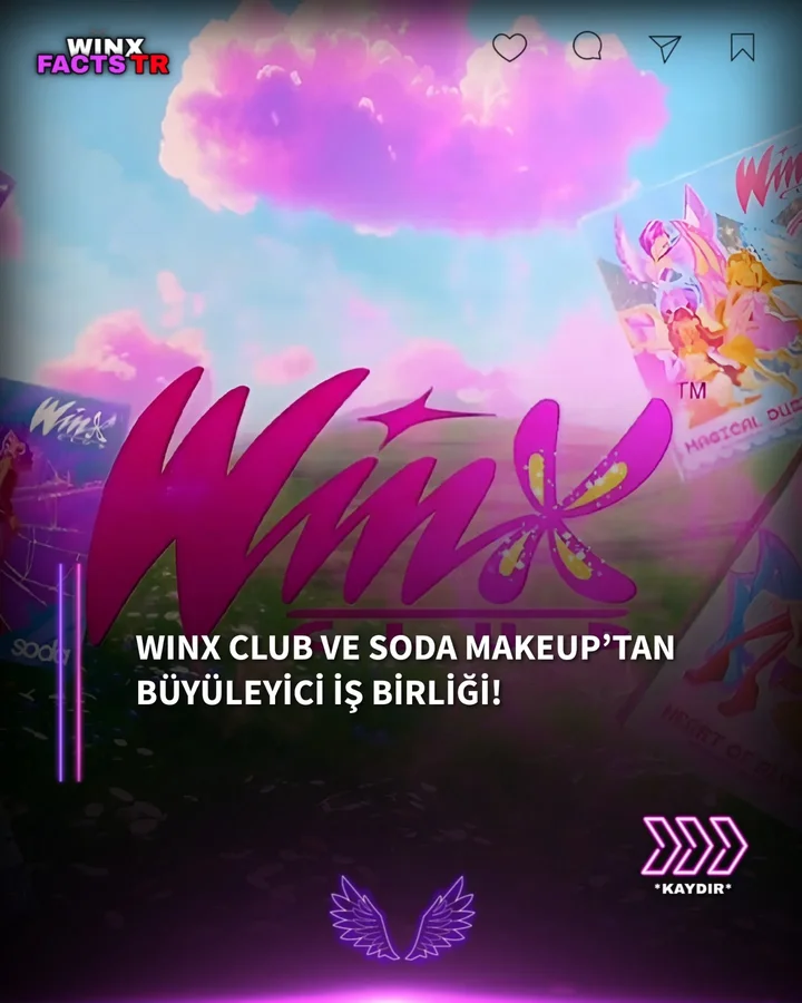 Instagram post by @winxfactstr for Winx Club. Caption reads: Klip çok iyii.. (takip eder misiniz)

Winx Club....