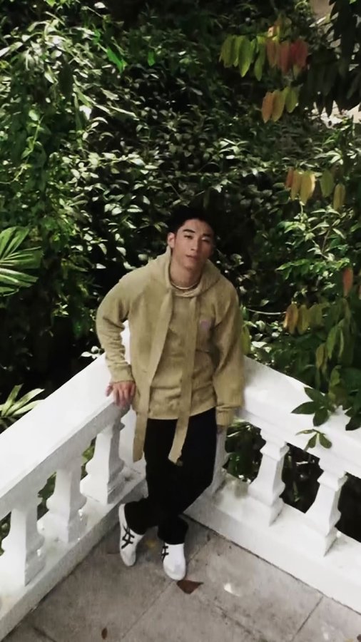 Instagram post by @kevinchatchapon for PATOU. Caption reads: With a bow on top 🎀 @patou x....