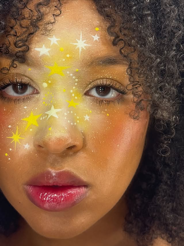 Instagram post by @codenamekass for Danessa Myricks Beauty. Caption reads: [...] sharts palette for yellow shadow....