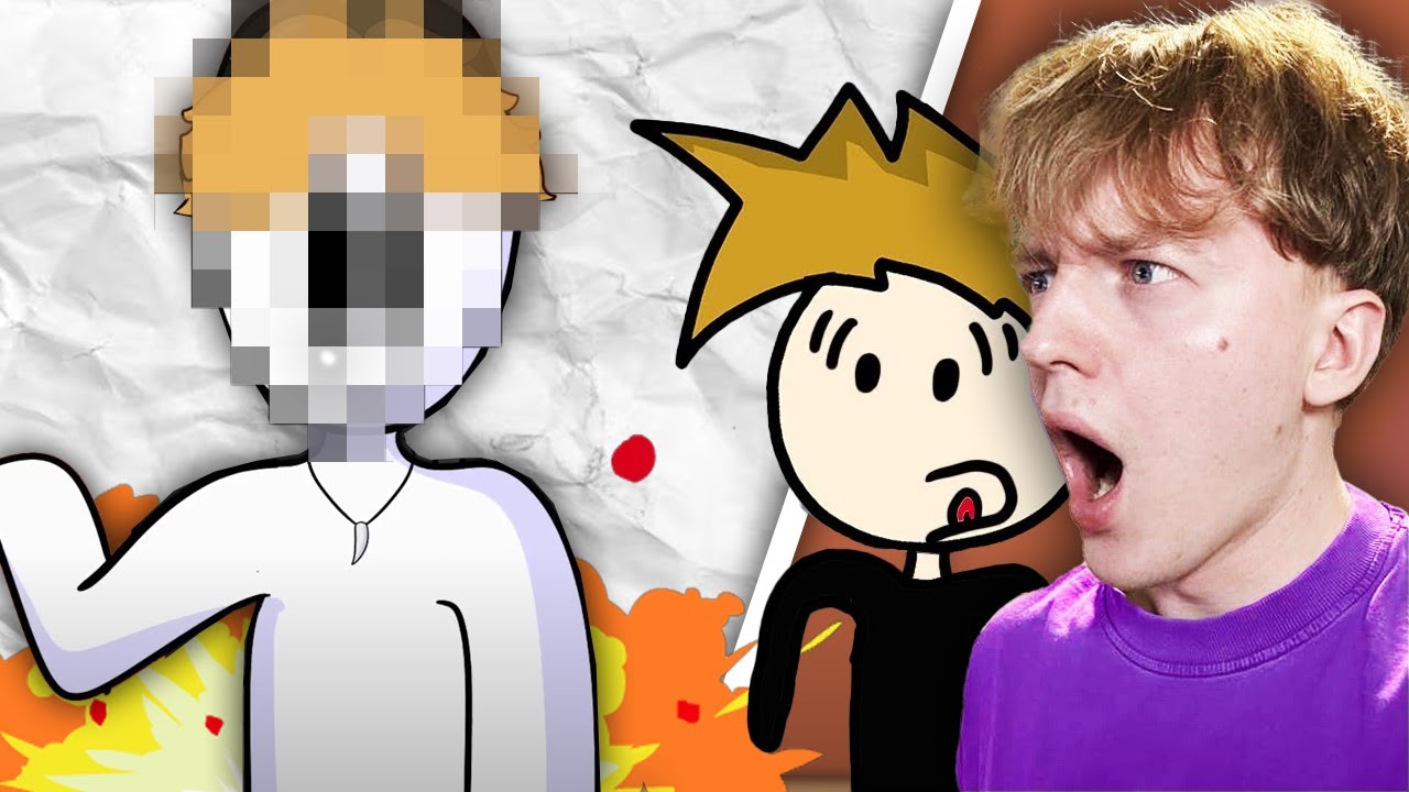 YouTube post by @StudioMoonTV for Herohero. Caption reads: Môj Bývalý Strihač KOPÍRUJE Moje Animácie? -....