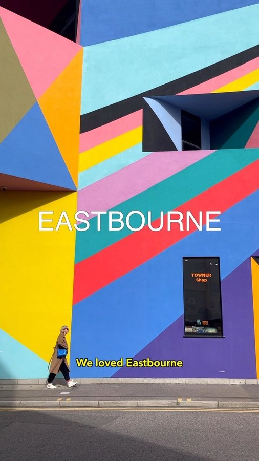 Instagram post by @alexandra.stedman for VisitEngland. Caption reads: [...] seaside resort to have on your radar....