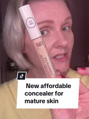 TikTok post by @40slifelou for MUA Cosmetics Maroc. Caption reads: A £4 concealer that is with so much more @MUA....