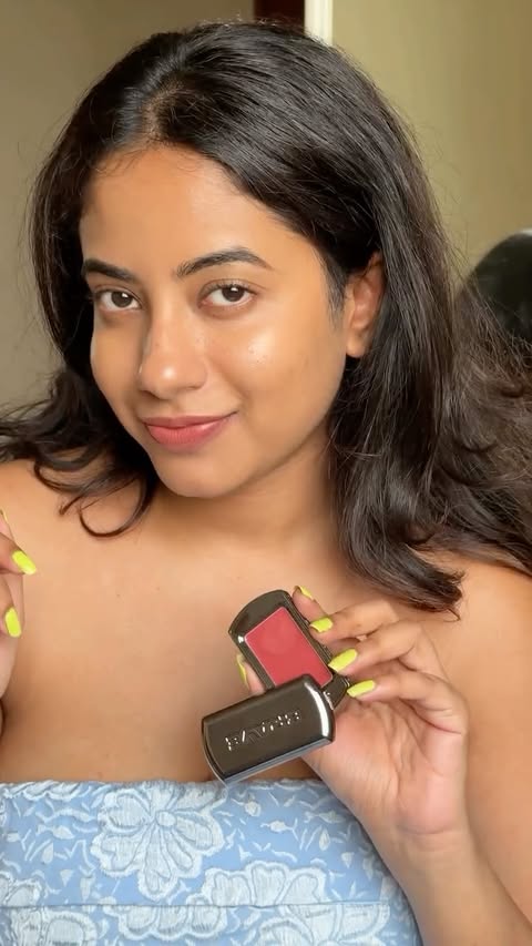 Instagram post by @somrita_d for Maccaron. Caption reads: Maccaron really said glow-up season is here! Jung....